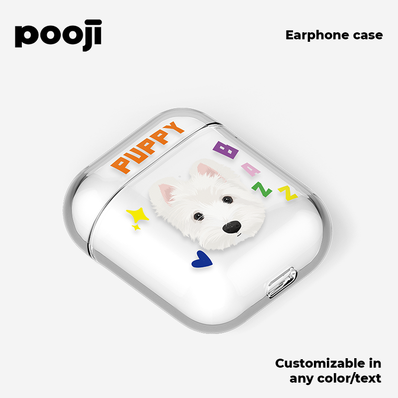 POOJI Original Design AirPods Bluetooth Earphone Case