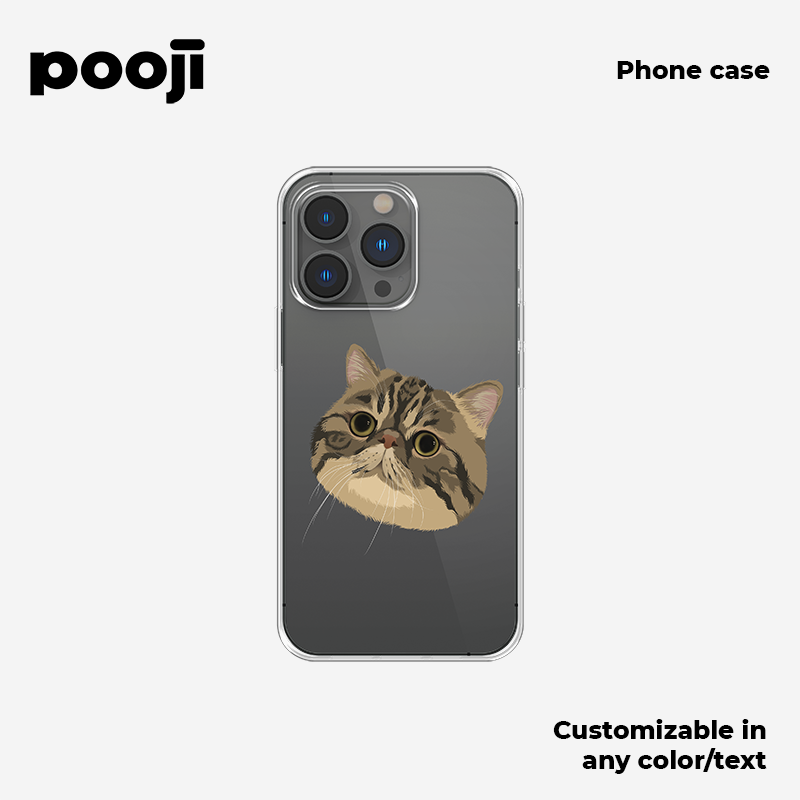 POOJI's Original Design Dopamine Phone Case with a textured feel