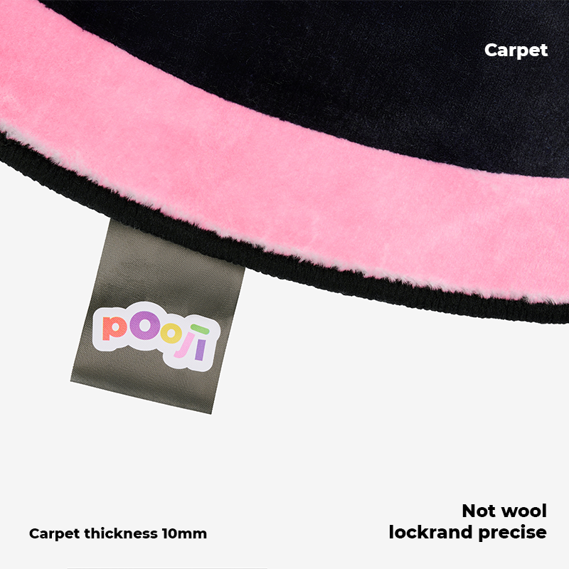 POOJI Original Design Dopamine Light Luxury Velvet Custom Carpet