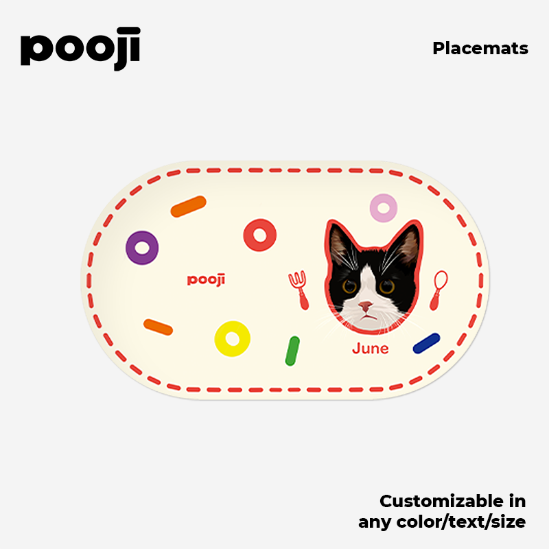 POOJI Original Design Dopamine Table Mat