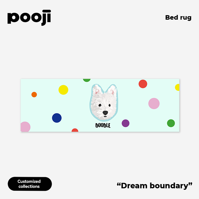 POOJI Original Design Velvet Bedside Blanket for Bedroom and Living Room