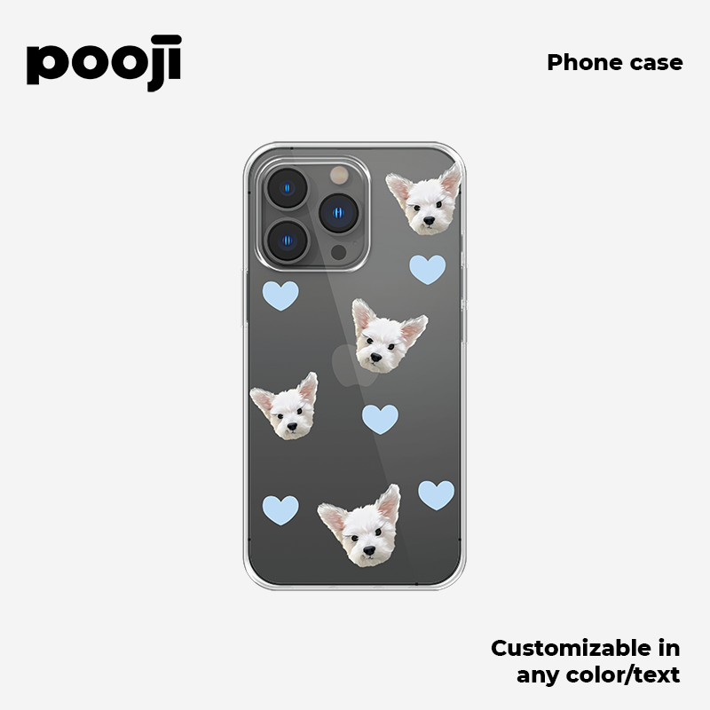 POOJI's Original Design Dopamine Phone Case with a textured feel