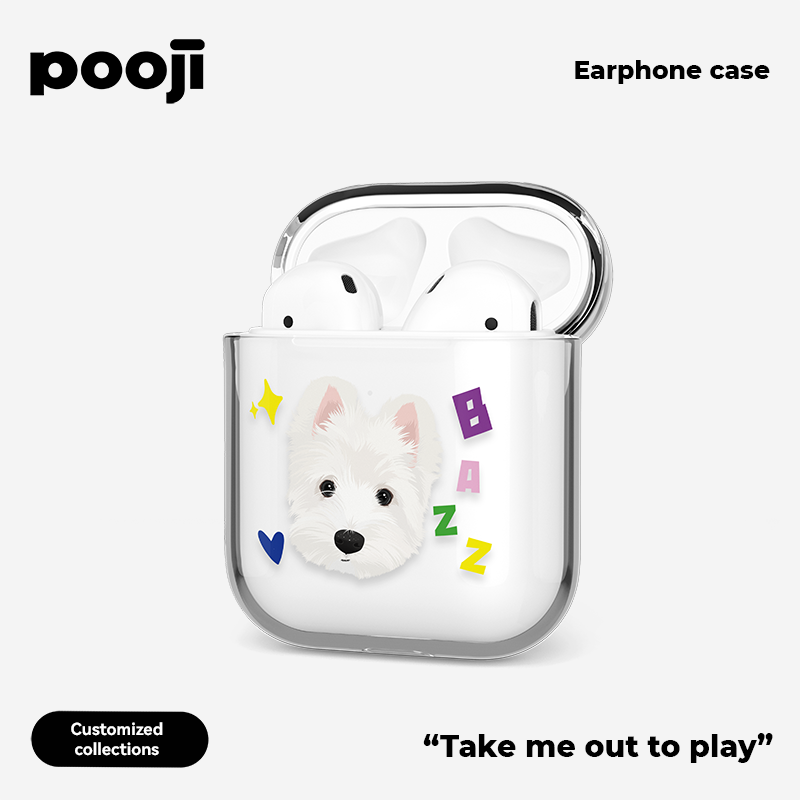 POOJI Original Design AirPods Bluetooth Earphone Case