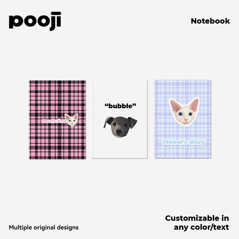 POOJI Original Design Notebook Elevate your note-taking experience with POOJI