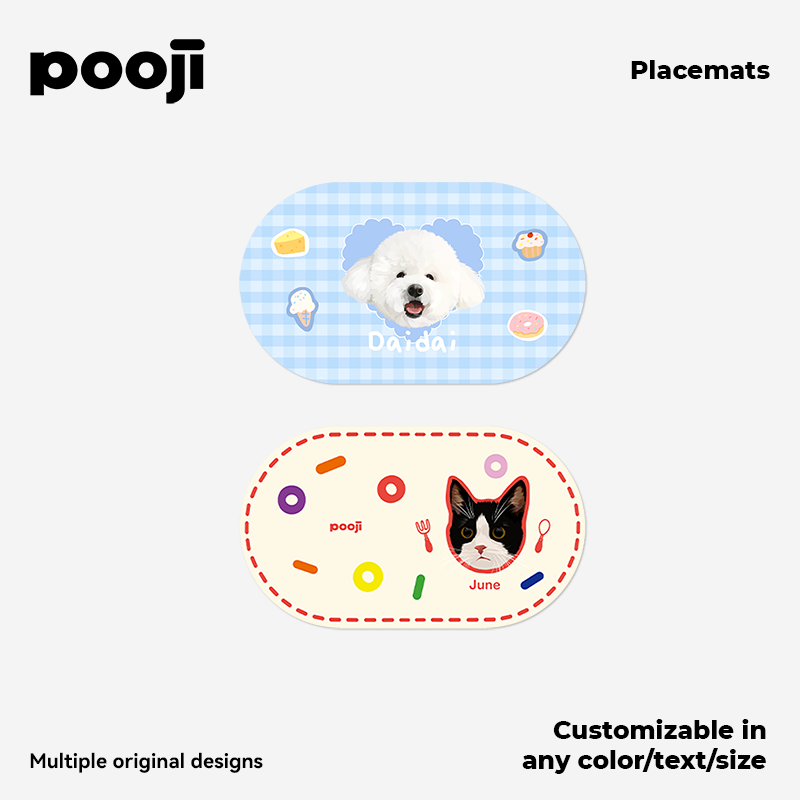 POOJI Original Design Dopamine Table Mat