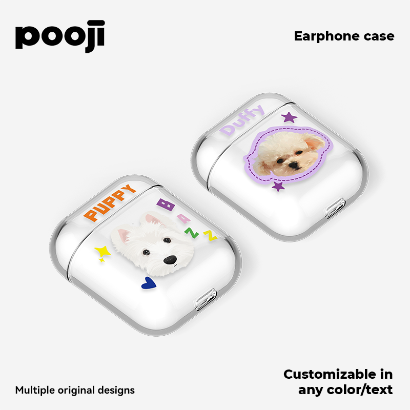 POOJI Original Design AirPods Bluetooth Earphone Case